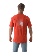 The Salt Water Seeker Mens Sunset Sessions T-Shirt in Autumn