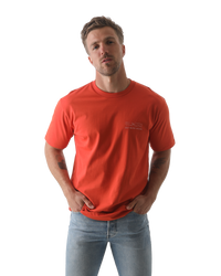 The Salt Water Seeker Mens Sunset Sessions T-Shirt in Autumn