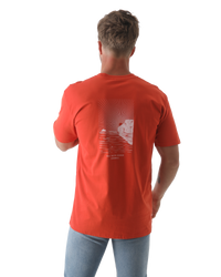 The Salt Water Seeker Mens Sunset Sessions T-Shirt in Autumn