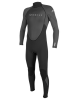The O'Neill Mens Reactor-2 3/2mm Back Zip Wetsuit in Black & Graphite