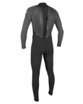 The O'Neill Mens Reactor-2 3/2mm Back Zip Wetsuit in Black & Graphite