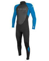 The O'Neill Mens Reactor-2 3/2mm Back Zip Wetsuit in Black & Ocean