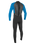 The O'Neill Mens Reactor-2 3/2mm Back Zip Wetsuit in Black & Ocean