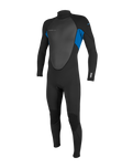Reactor-2 3/2mm Back Zip Wetsuit in Black & Ocean