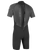 The O'Neill Mens Reactor-2 2mm Back Zip Shorty Wetsuit in Black & Graphite