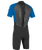 The O'Neill Mens Reactor-2 2mm Back Zip Shorty Wetsuit in Black & Ocean