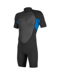 Reactor-2 2mm Back Zip Shorty Wetsuit in Black & Ocean