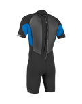 Reactor-2 2mm Back Zip Shorty Wetsuit in Black & Ocean