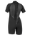 The O'Neill Womens Womens Reactor-2 2mm Back Zip Shorty Wetsuit in Black