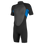 Boys Reactor-2 2mm Back Zip Shorty Wetsuit in Black & Ocean