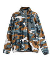 The Kavu Mens Teannaway Fleece Jacket in Dream Van Glen