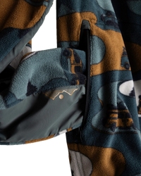The Kavu Mens Teannaway Fleece Jacket in Dream Van Glen