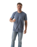 The Salt Water Seeker Mens Map 3.0 T-Shirt in Faded Blue