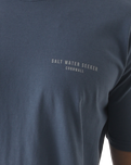Set On T-Shirt in Faded Blue