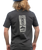 The Salt Water Seeker Mens Signz T-Shirt in Faded Black