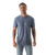 The Salt Water Seeker Mens Texas T-Shirt in Faded Blue