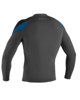 The O'Neill Mens Reactor-2 1.5mm Long Sleeve Top in Graphite, Black & Ocean