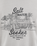 The Salt Water Seeker Mens Bolthole Faded T-Shirt in Faded Bone