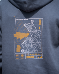 Forecast Hoodie in Petrol Blue