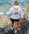 Polzeath Arch Hoodie in White