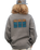 The Salt Water Seeker Mens Trio Sweatshirt in Faded Grey