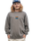 The Salt Water Seeker Mens Trio Sweatshirt in Faded Grey