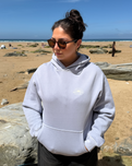 Polzeath Arch Hoodie in Faded Powder Blue