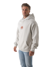 The Salt Water Seeker Mens Kaleidoscope Hoodie in Bone