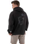Logger Hoodie in Faded Black