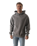The Salt Water Seeker Mens Map 3.0 Hoodie in Faded Grey
