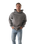 The Salt Water Seeker Mens Map 3.0 Hoodie in Faded Grey