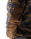 The Kavu Mens Wayside Zip Fleece Jacket in Walnut Mountain