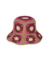 Sweetvine Bucket Hat in Magenta