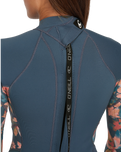 Bahia 3/2mm Back Zip Wetsuit in Copen Blue, Painted Tropics & Copen Blue