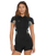 Bahia 2/1mm Front Zip Shorty Wetsuit in Black, Mikah Floral & Black