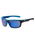 The Dirty Dog Axle Polarised Sunglasses in Satin Black & Crystal Blue