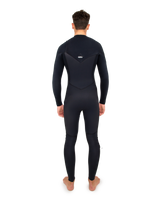 The O'Neill Mens HyperFreak 4/3mm+ Chest Zip Wetsuit in Black