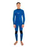 The O'Neill Mens HyperFreak 4/3mm+ Chest Zip Wetsuit in Black