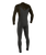 The O'Neill Mens HyperFreak 4/3mm+ Chest Zip Wetsuit in Raven & Army