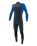 Boys HyperFreak 4/3mm+ Chest Zip Wetsuit in Dark Orion, Deep Sea & Copen Blue