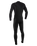 The O'Neill Boys HyperFreak 4/3mm+ Chest Zip Wetsuit in Black, Tempered Steel & Tempered Steel