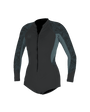 The O'Neill Womens Bahia 2/1mm Front Zip Spring Wetsuit in Tempered Steel, Shade & Shaded Island Sky