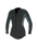 The O'Neill Womens Bahia 2/1mm Front Zip Spring Wetsuit in Tempered Steel, Shade & Shaded Island Sky
