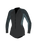 The O'Neill Womens Bahia 2/1mm Front Zip Spring Wetsuit in Tempered Steel, Shade & Shaded Island Sky