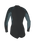 The O'Neill Womens Bahia 2/1mm Front Zip Spring Wetsuit in Tempered Steel, Shade & Shaded Island Sky