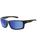 The Dirty Dog Knuckle Polarised Sunglasses in Satin Black & Blue