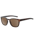 Lit Polarised Sunglasses in Satin Tortoise & Brown