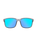 The Dirty Dog Slay Polarised Sunglasses in Grey/Ice Blue Mirror & Satin Crystal Black