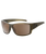 The Dirty Dog Hoodoo Polarised Sunglasses in Satin Crystal Olive Green & Brown