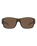 The Dirty Dog Hoodoo Polarised Sunglasses in Satin Crystal Olive Green & Brown